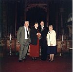 With the Bride's parents