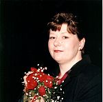 Sandra's "stern" look