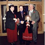 Sandra, Matt, Laura & Roy before the ceremony.